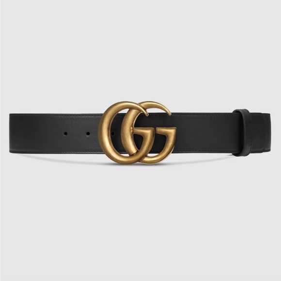 Gucci Double GG Marmot Belt Black 105-42. - Picture 2 of 4